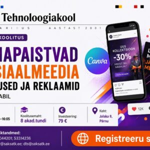 Silmapaistvad sotsiaalmeedia postitused ja reklaamid Canva abil 04.06.2026